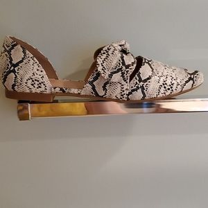 FAKE Snake shoes with bows